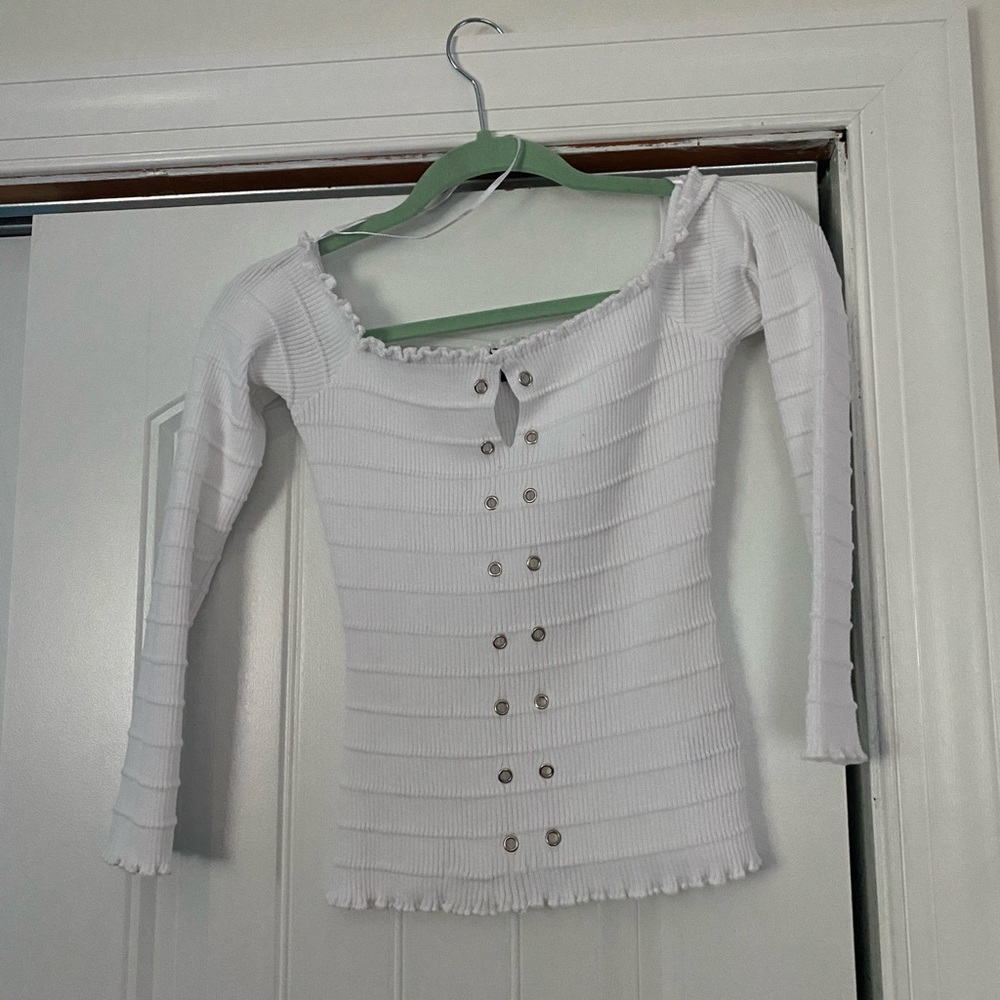 Off the Shoulder Long Sleeve